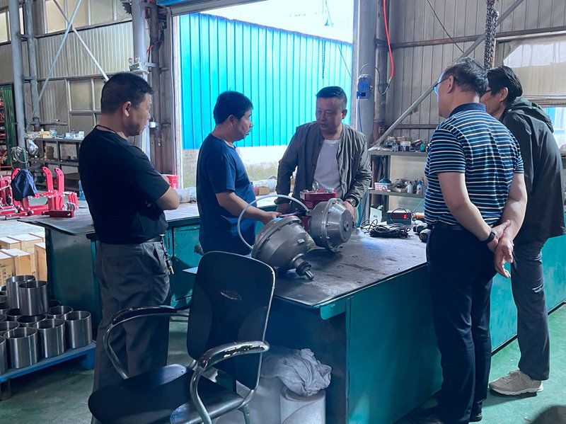 合作伙伴的主要負(fù)責(zé)人來(lái)我廠參觀、調(diào)研